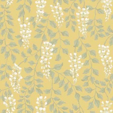 BLÅREGN YELLOW Wallpaper by Schumacher BORÅSTAPETER Wallpaper SCH-5709