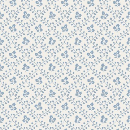 IDUN BLUE Wallpaper by Schumacher