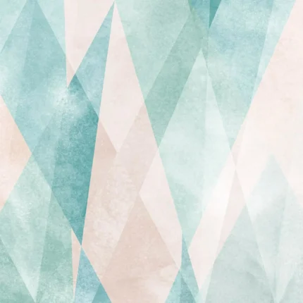 Prisma Pastel Large Pattern Mural by Sandberg
