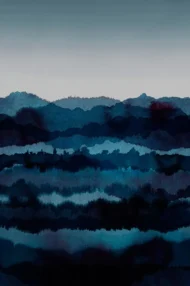 Blue Large Pattern