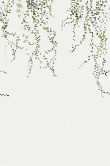 Aralia Moss Green Botanical Mural by Sandberg Huset i Solen Wallpaper 640-04