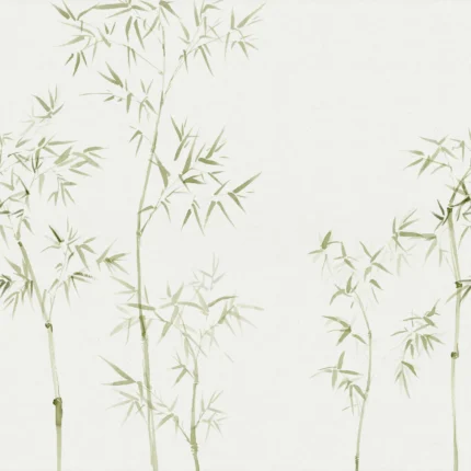 Arashiyama Green Botanical Mural by Sandberg Edition Wallpaper 645-06