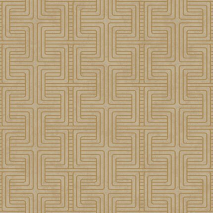 GEO TRIBE GOLD Wallpaper by Schumacher