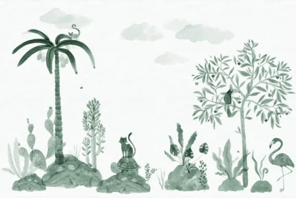 Wilton Jade Playful Mural by Sandberg