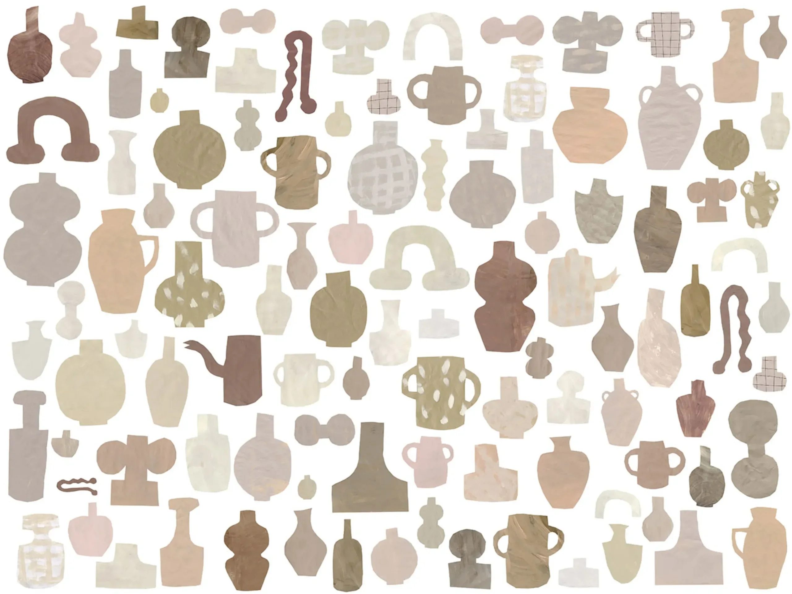 Emilia Ilke Pastel Large Pattern Mural by Sandberg