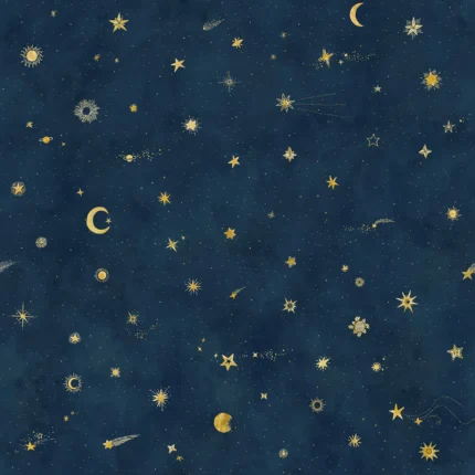 Starry Sky Petrol Playful Mural by Sandberg