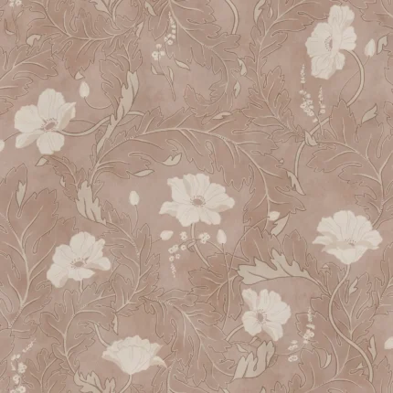 Poppy Blush Floral Mural by Sandberg Edition Wallpaper 660-24