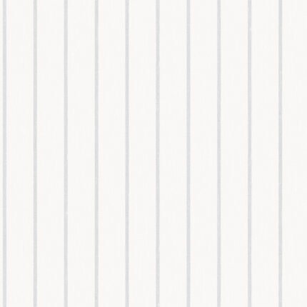 SHIRT STRIPE WHITE Wallpaper by Schumacher