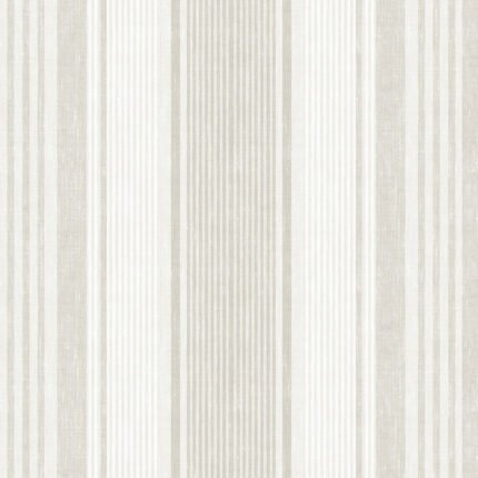 LINEN STRIPE BY BORÅSTAPETER NATURAL Wallpaper by Schumacher Wallpaper SCH-6861