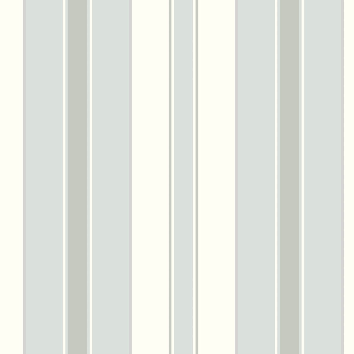 6878.jpg STOCKHOLM STRIPE SKY AND SILVER Wallpaper by Schumacher - Image 1