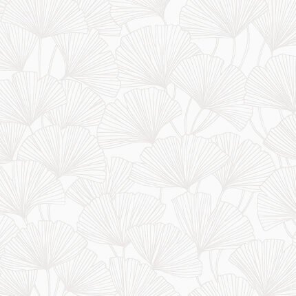 GINKGO PEARL Wallpaper by Schumacher