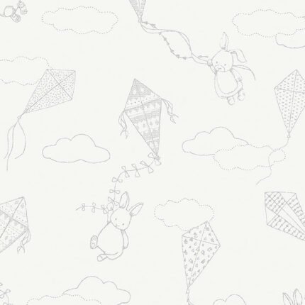 UP & AWAY IVORY Wallpaper by Schumacher