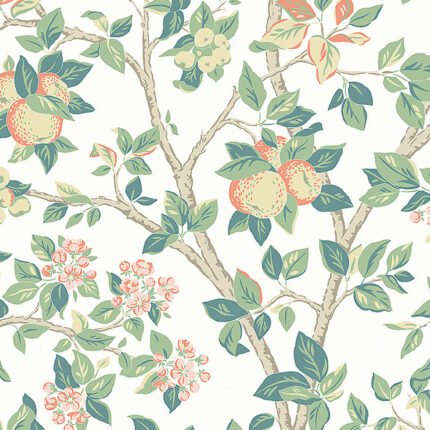 INGRID MARIE IVORY Wallpaper by Schumacher BORÅSTAPETER Wallpaper SCH-7650