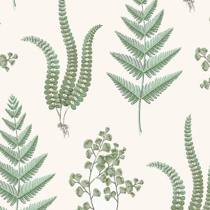 HERBA LEAF Wallpaper by Schumacher