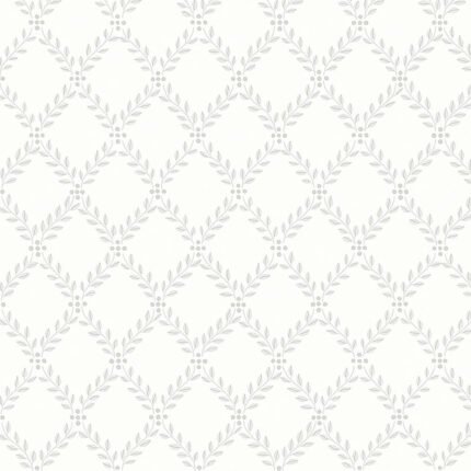 TRELLIS LEAVES GREY Wallpaper by Schumacher BORÅSTAPETER Wallpaper SCH-7670