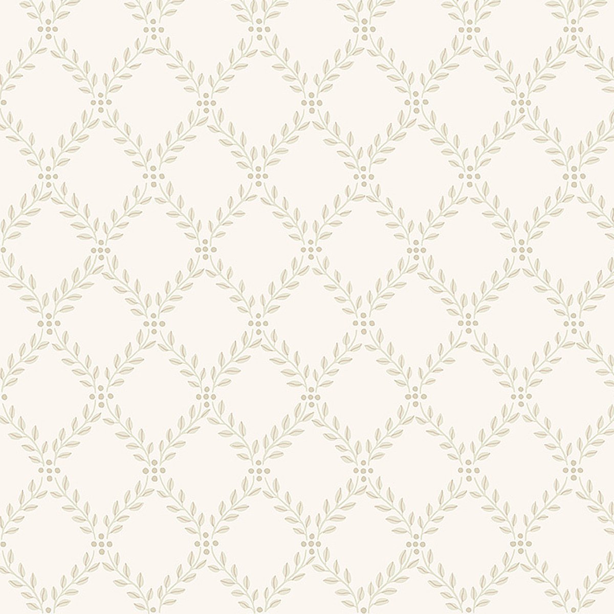 7673.jpg TRELLIS LEAVES NATURAL Wallpaper by Schumacher BORÅSTAPETER Wallpaper SCH-7673