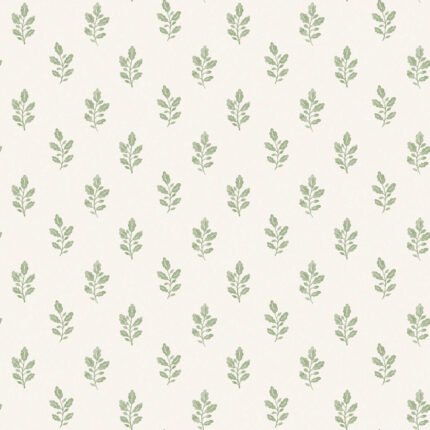 LITTLE OAK GREEN Wallpaper by Schumacher