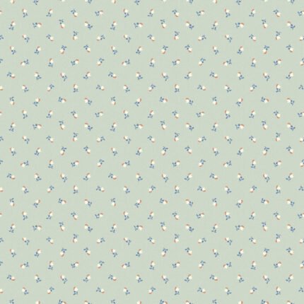 PETITE CHÉRIE AQUA Wallpaper by Schumacher