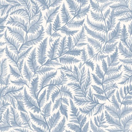 FERNS BLUE Wallpaper by Schumacher