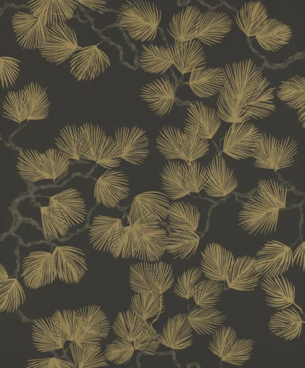 Pine Black Botanical Wallpaper by Sandberg