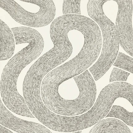 Zen White Large Pattern Wallpaper by Sandberg