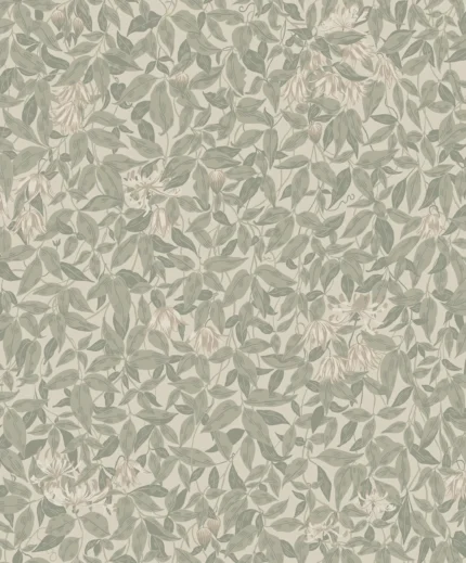 Linnea Garden Green Floral Wallpaper by Sandberg