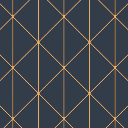 DIAMONDS NAVY AND GOLD Wallpaper by Schumacher BORÅSTAPETER Wallpaper SCH-8804