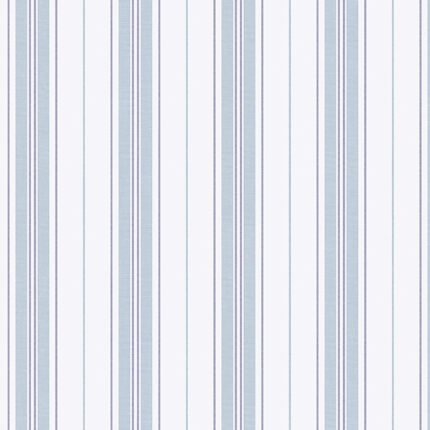 HAMNSKÄR STRIPE BLUES Wallpaper by Schumacher
