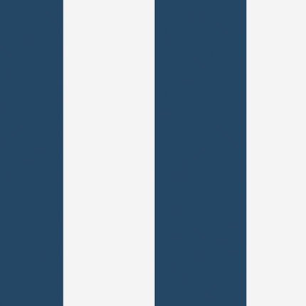 ORUST STRIPE NAVY Wallpaper by Schumacher
