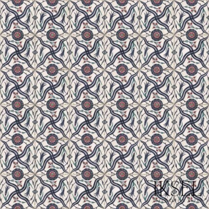 Iznik Charpi ORIGINAL Panel by Schumacher Iksel Wallpaper SCH-RW101CS01255
