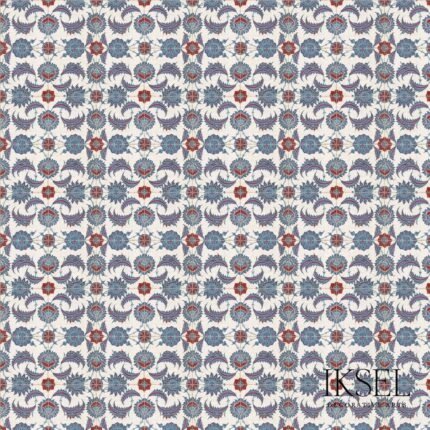 Iznik Rustem ORIGINAL Panel by Schumacher Iksel Wallpaper SCH-RW102CS01255