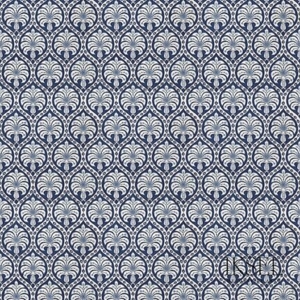 IZNIK CARNATION DAMASK IZNIK BLUE Panel by Schumacher
