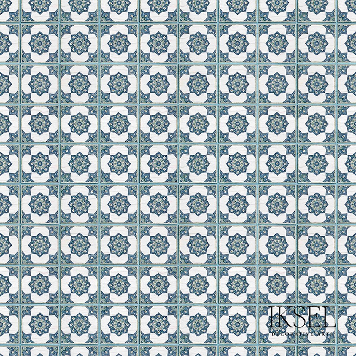 Iznik Mihrimah IZNIK BLUE Panel by Schumacher Iznik Blue