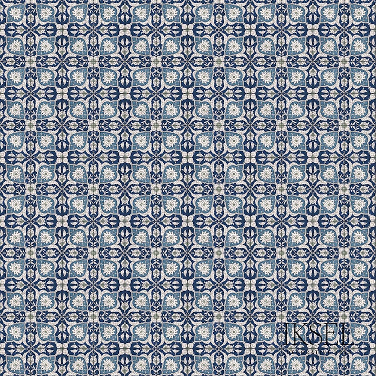 Iznik Nurbanu IZNIK BLUE Panel by Schumacher Iznik Blue