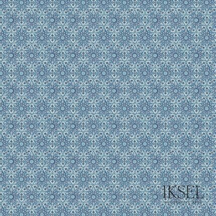 Iznik Cemil Star IZNIK BLUE Panel by Schumacher