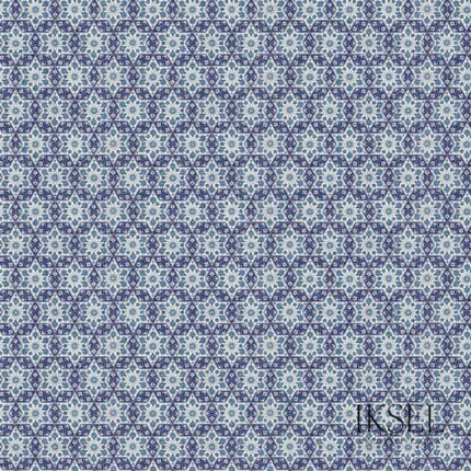 Iznik Canan Star IZNIK BLUE Panel by Schumacher