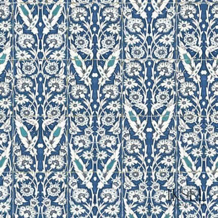 Iznik Hatice IZNIK BLUE Panel by Schumacher