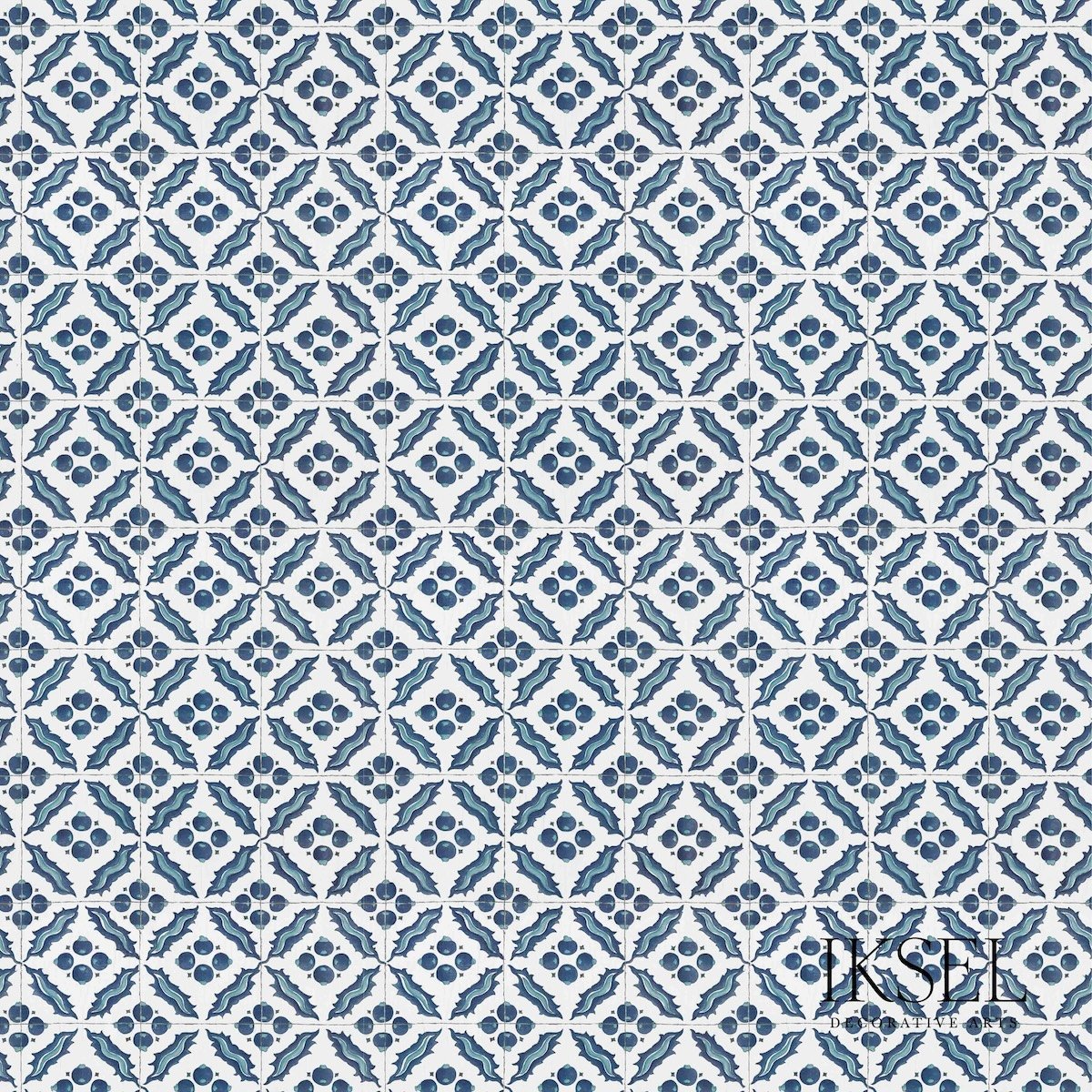 Iznik IZNIK BLUE Panel by Schumacher Iznik Blue