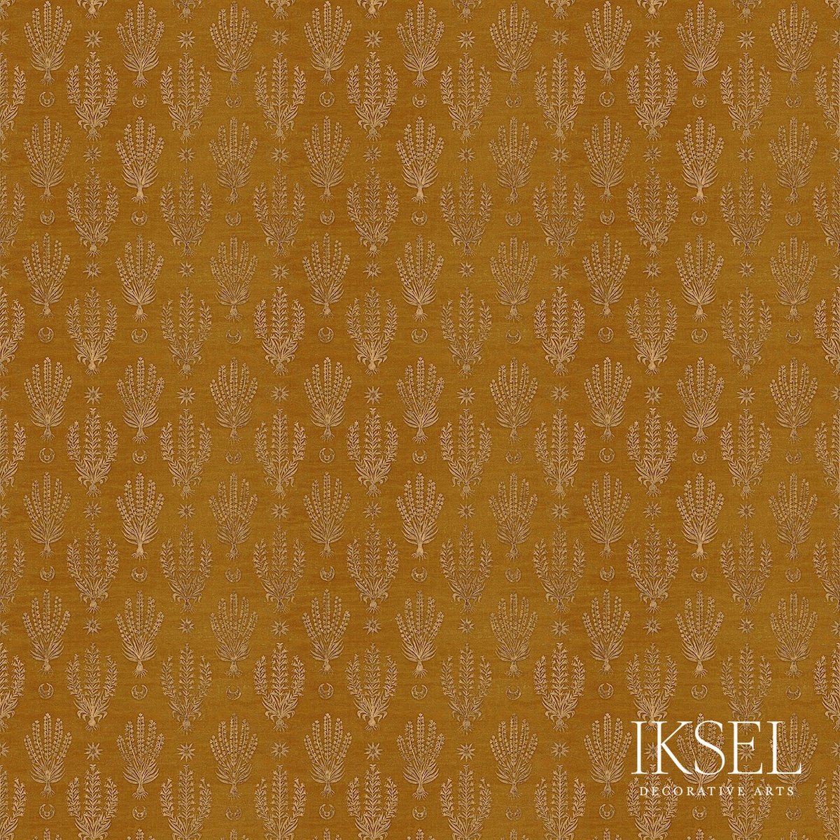 RW205CR66.jpg Roxelane SAFFRON Panel by Schumacher - Image 1
