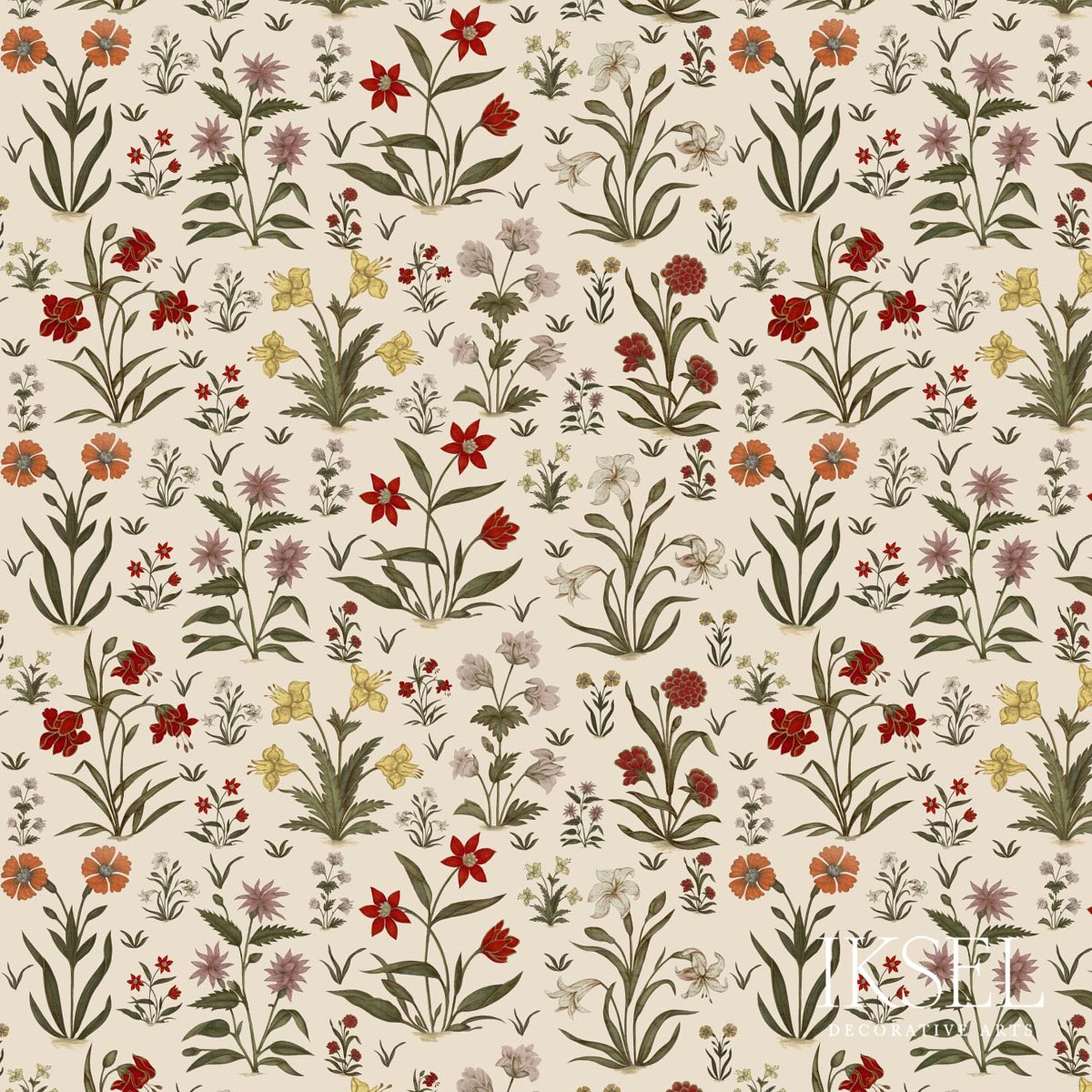 RW315CS01.jpg Mogul Flowers ORIGINAL Panel by Schumacher Iksel Wallpaper SCH-RW315CS01255