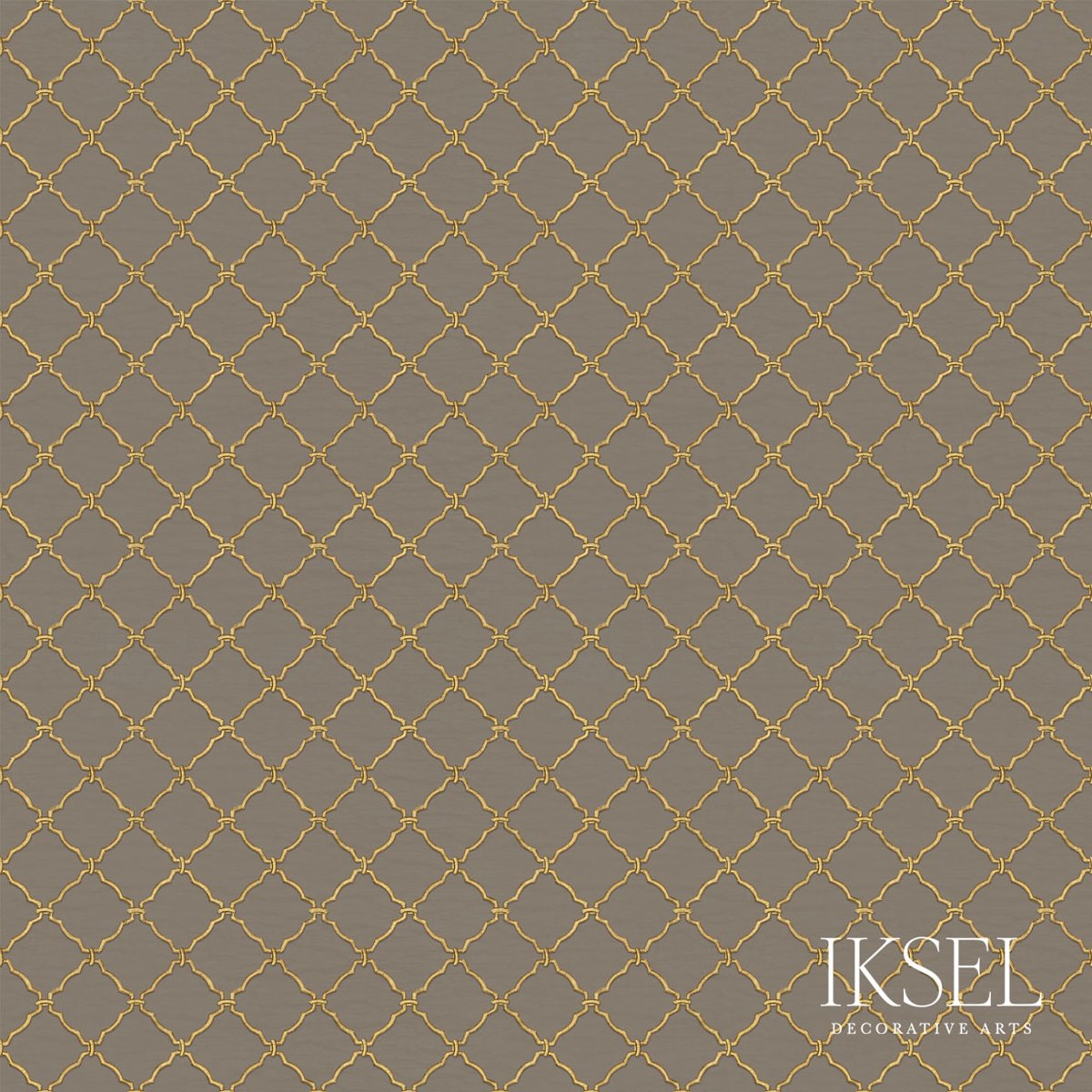 RW322CS26.jpg Jali Dvi CHARCOAL TAUPE Panel by Schumacher - Image 1