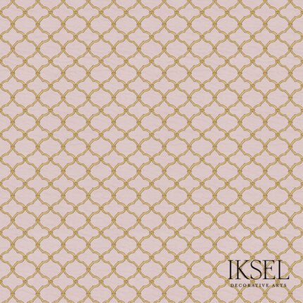 Jali Catur VIEUX ROSE Panel by Schumacher