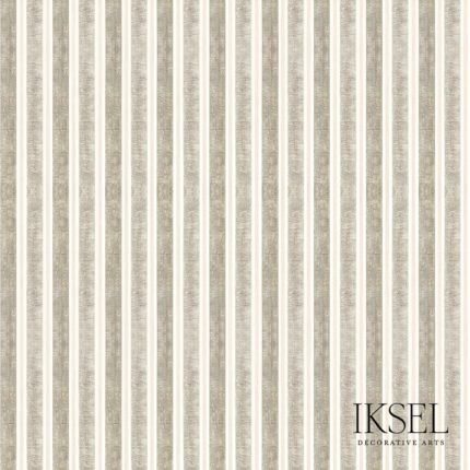 Kubilai's Stripe BEIGE Panel by Schumacher Iksel Wallpaper SCH-RW713CS41255