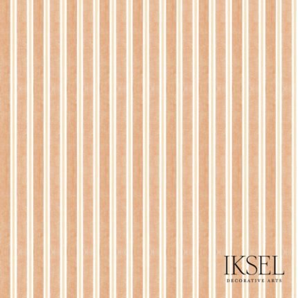 Kubilai's Stripe TERRACOTTA Panel by Schumacher