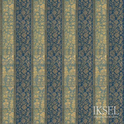 Nur Jahan Stripe ORIGINAL Panel by Schumacher Iksel Wallpaper SCH-RW922CS01255