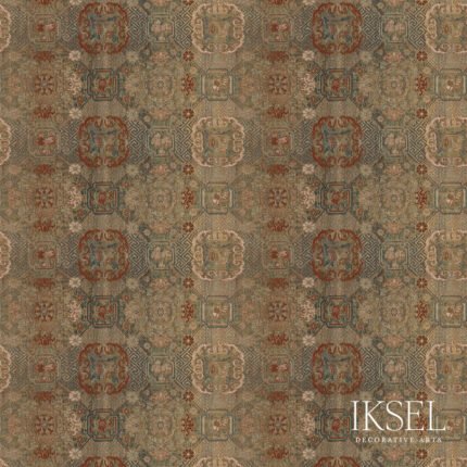 Japanese Medallions AUTUMN Panel by Schumacher