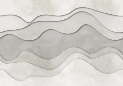 3D Wave, White