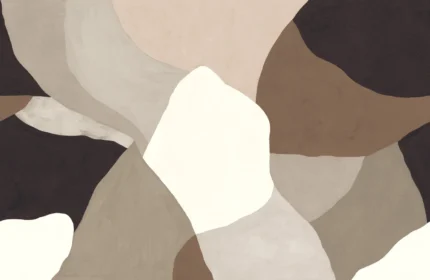 Abstract Fields, Dark Brown | Free Shipping