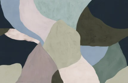 Abstract Fields, Pink & Blue