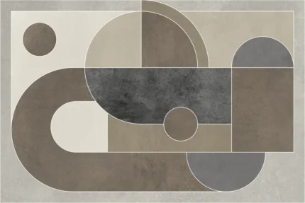 Abstract Geomtery, Greige | Extraordinary Wallpaper by Rebel Walls